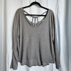 G167. Liberty Love Waffle Knit Tank In Gray - Size XL